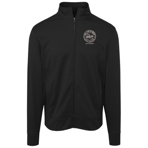 #RiskItForTheBrisket Sport-Tek Mens Fleece Full-Zip Jacket