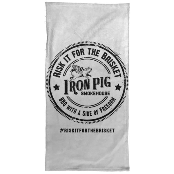 #RiskItForTheBrisket Towel - 15x30