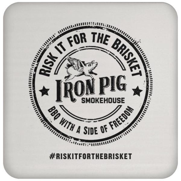 #RiskItForTheBrisket Coaster